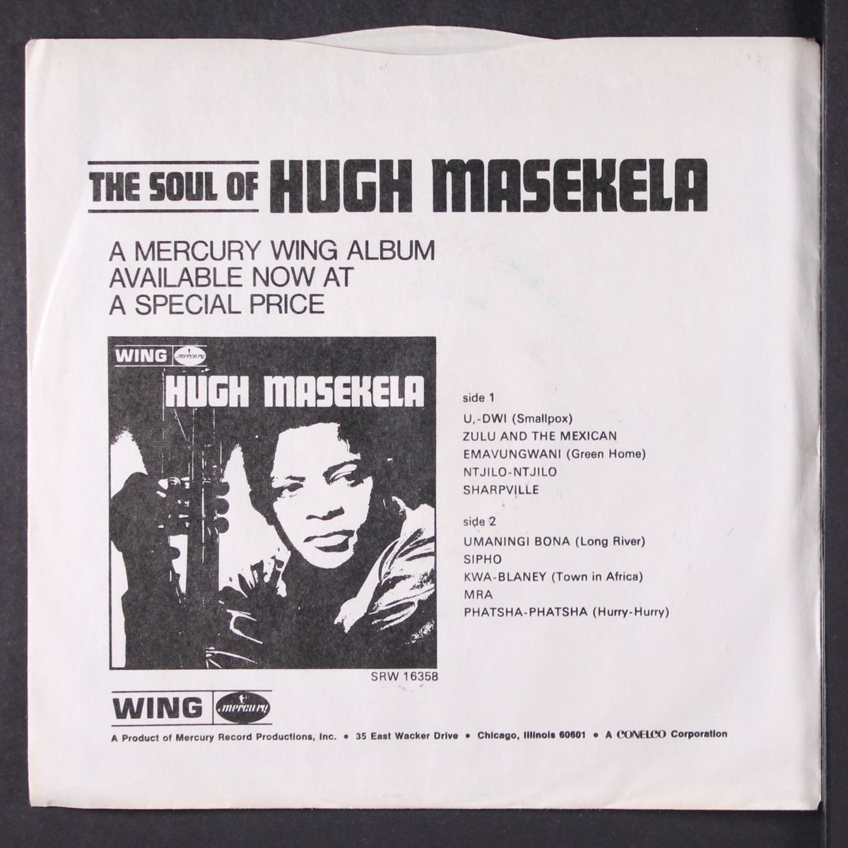 hugh masekela by HUGH MASEKELA