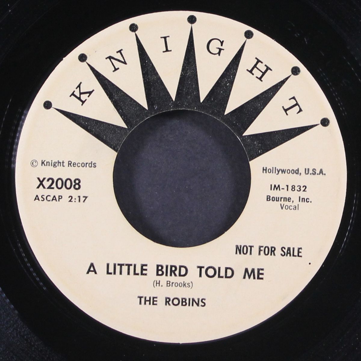 it's never too late / a little bird told me by ROBINS