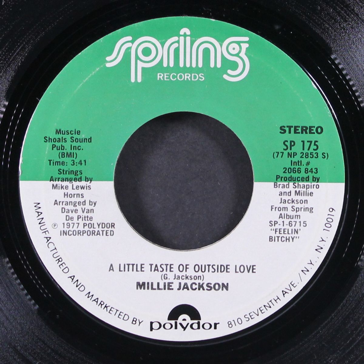 if you're not back in love by monday / a little taste of outside love by MILLIE JACKSON