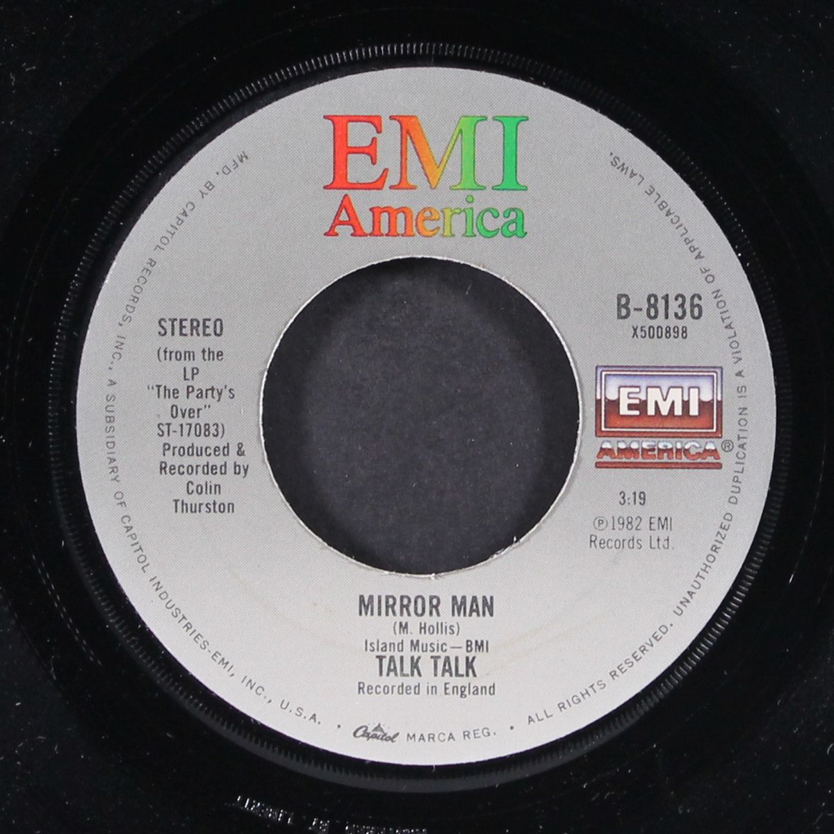 talk talk / mirror man by TALK TALK