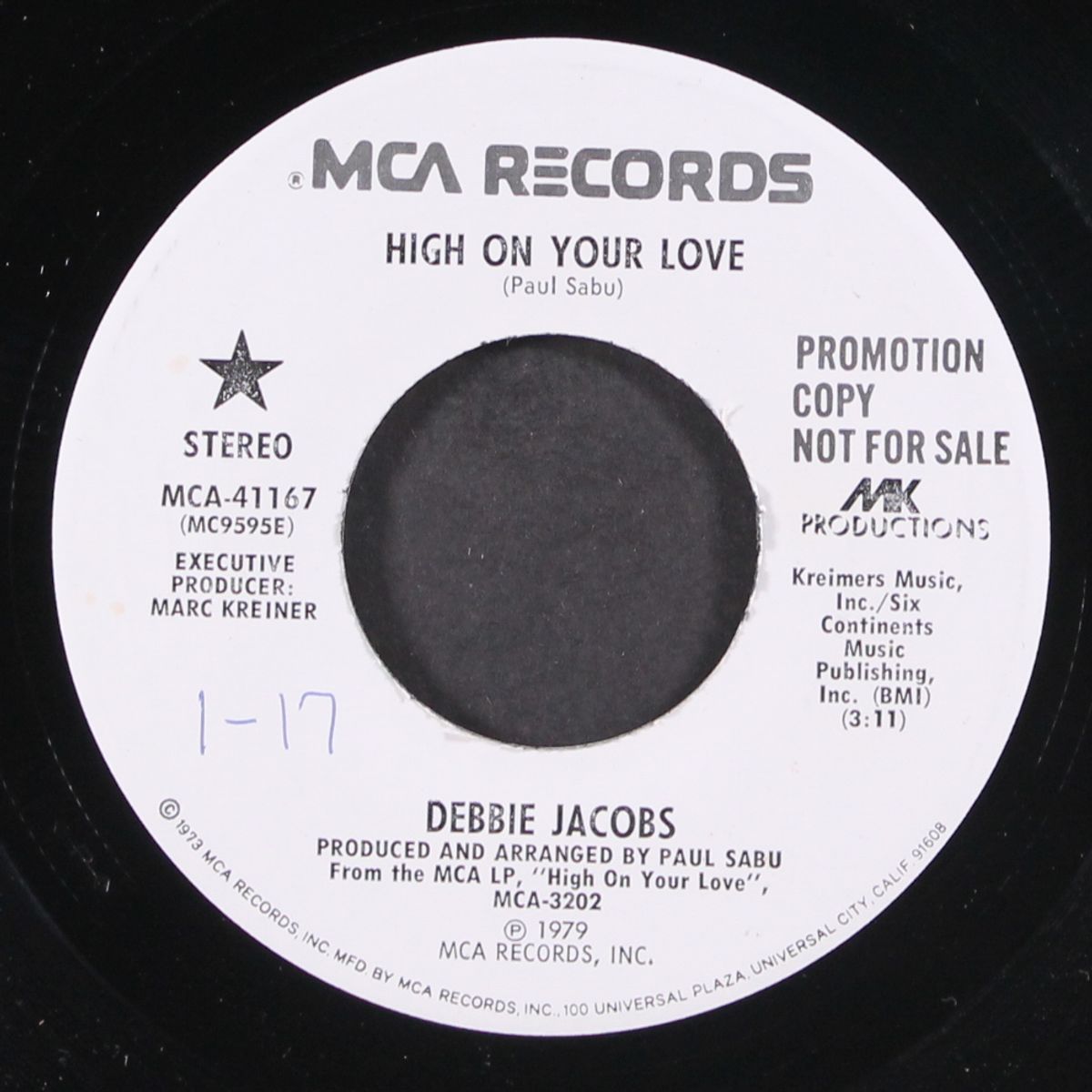 high on your love / same by DEBBIE JACOBS