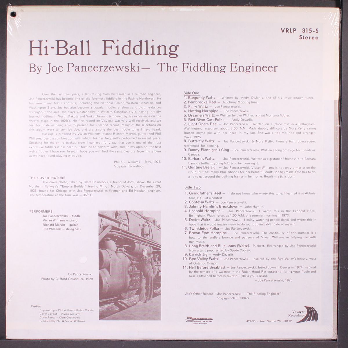 hi-ball fiddling by JOE PANCERZEWSKI