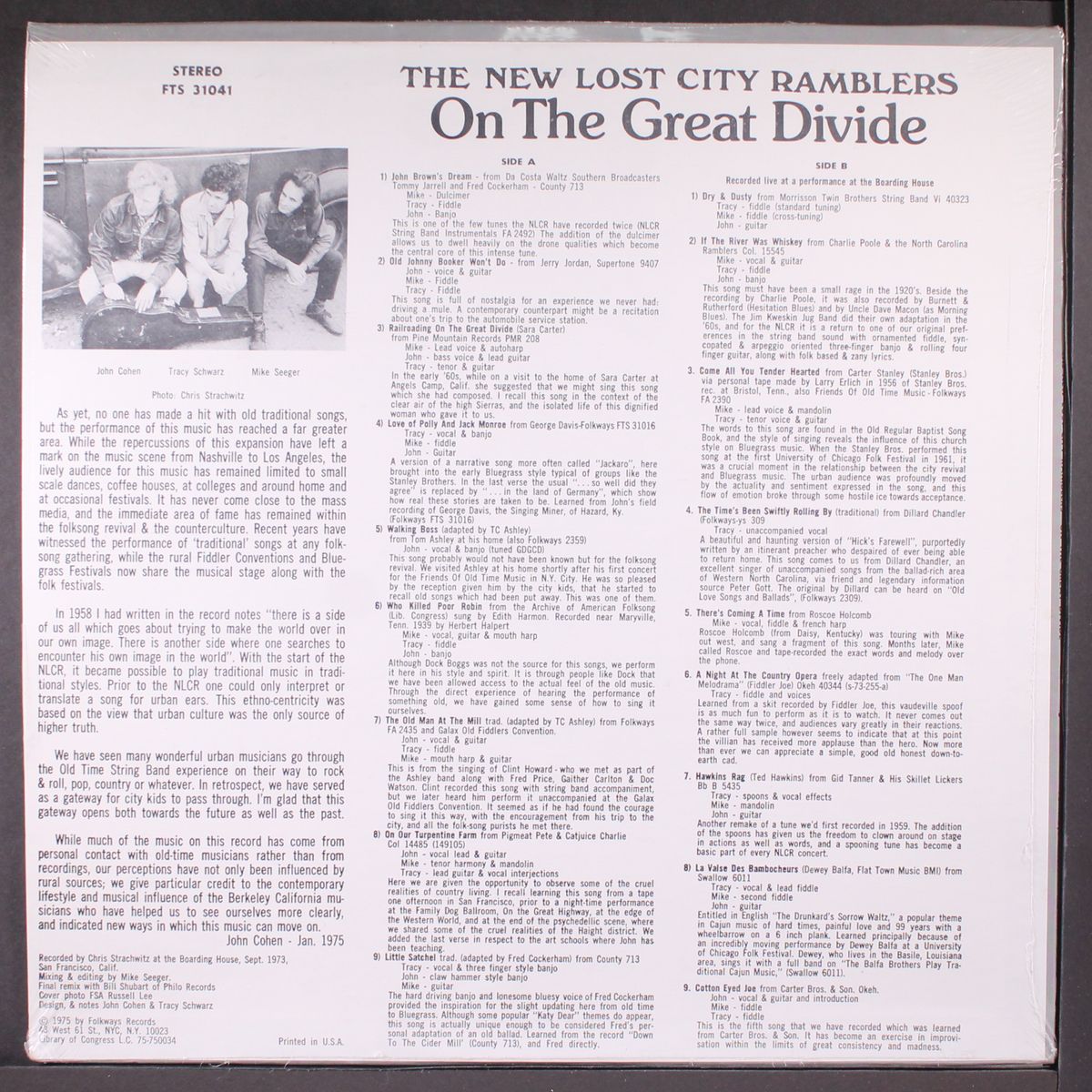 on the great divide by NEW LOST CITY RAMBLERS