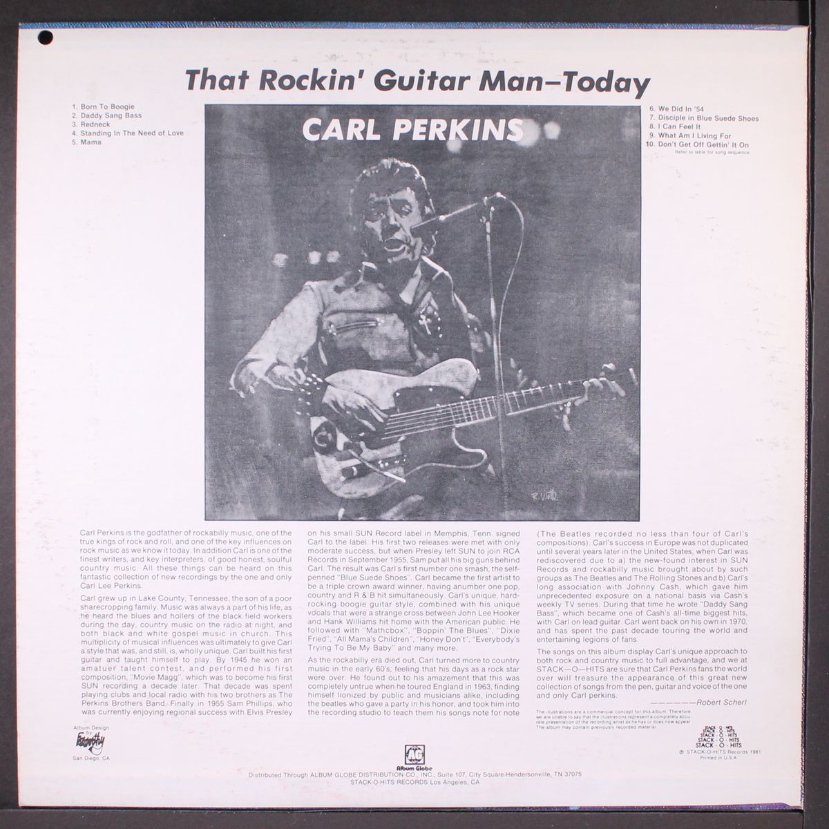 that rockin' guitar man today by CARL PERKINS