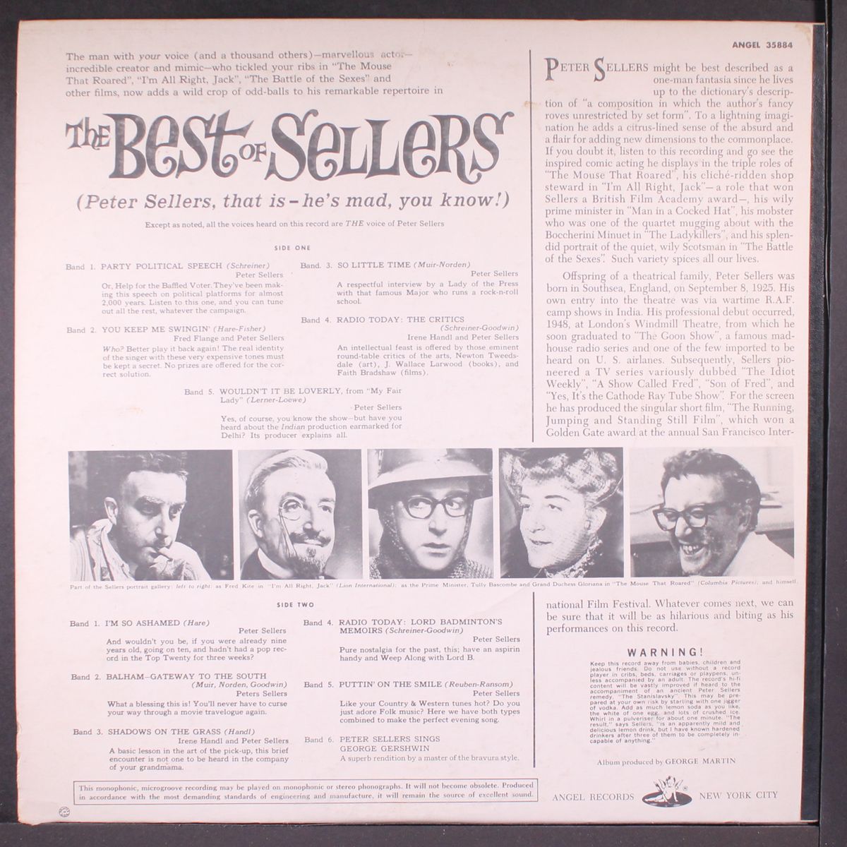the best of sellers by PETER SELLERS