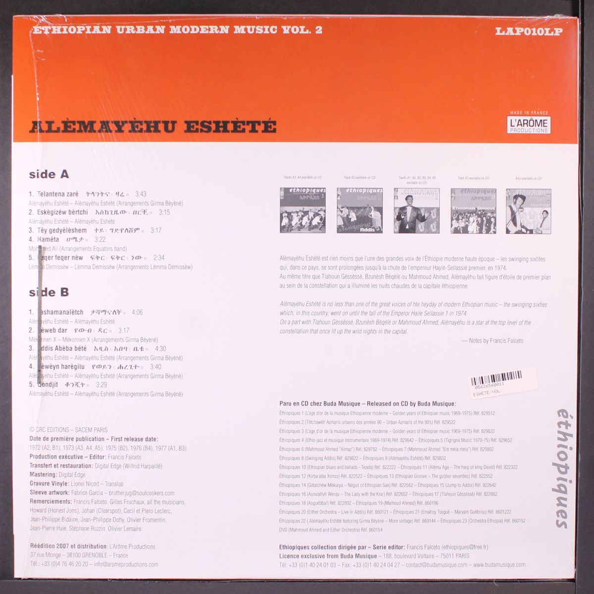 ethiopian urban modern music, vol. 2 by ALEMAYEHU ESHETE