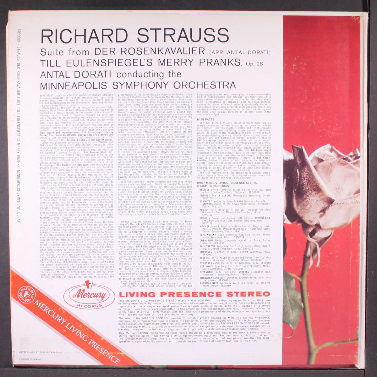 strauss: der rosenkavalier suite / till eulenspiegel's merry pranks by ANTAL DORATI