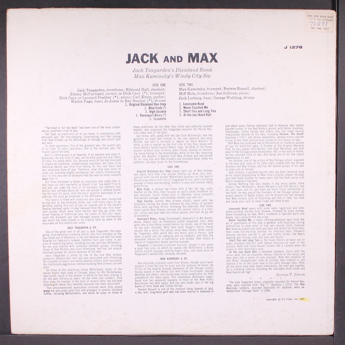 jack & max by JACK TEAGARDEN / MAX KAMINSKY