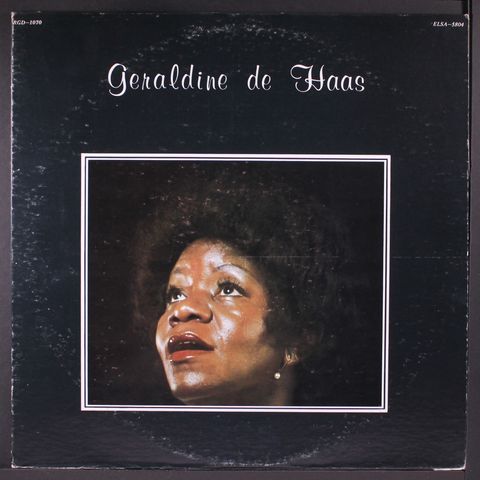 GERALDINE DE HAAS