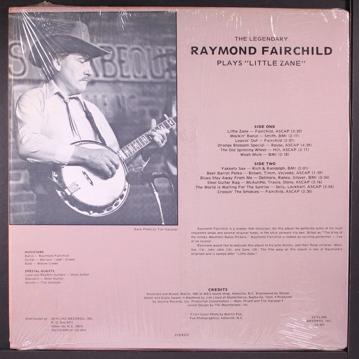 plays little zane by RAYMOND FAIRCHILD