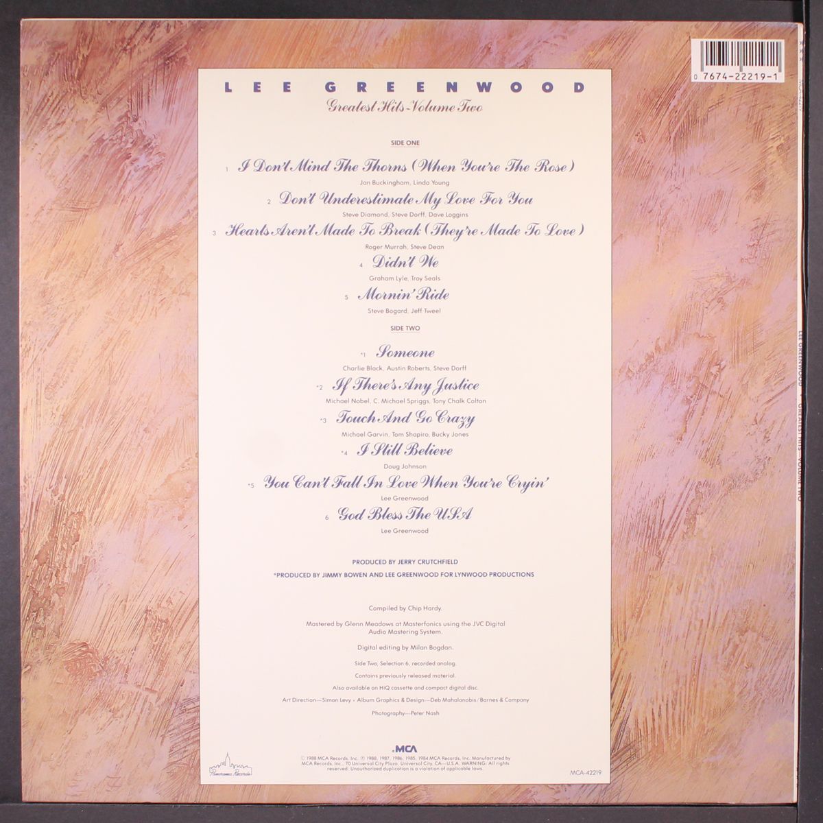 greatest hits, vol.2 by LEE GREENWOOD