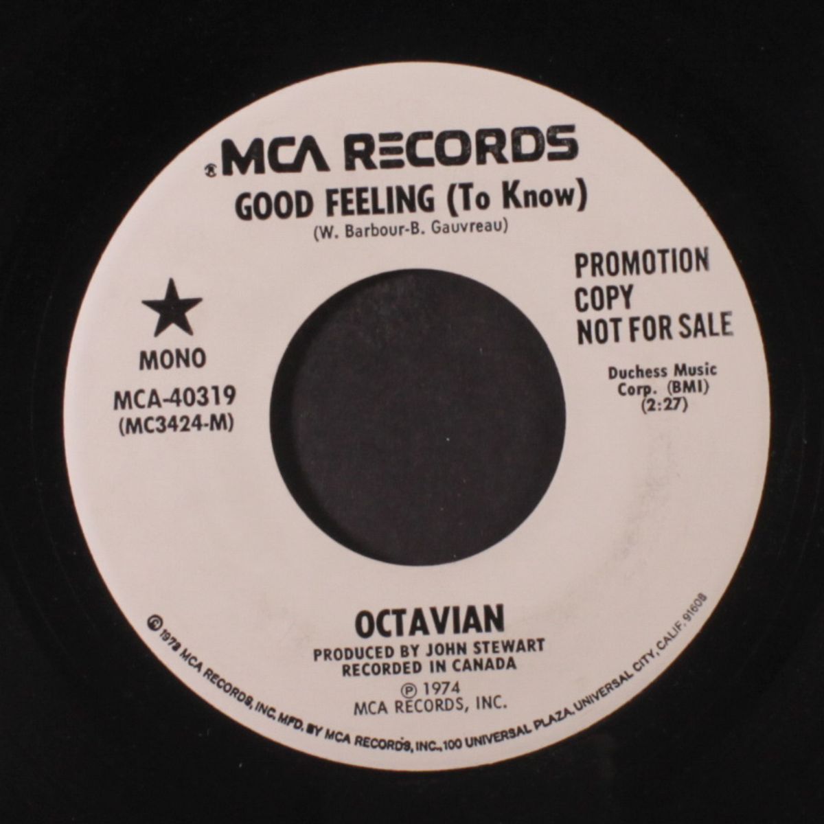 good feeling (to know) by OCTAVIAN