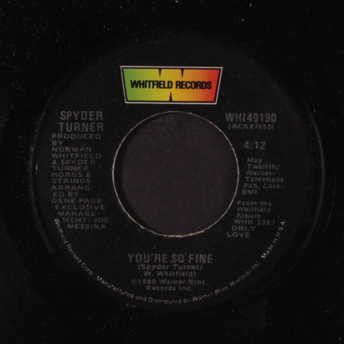 you're so fine / only love by SPYDER TURNER
