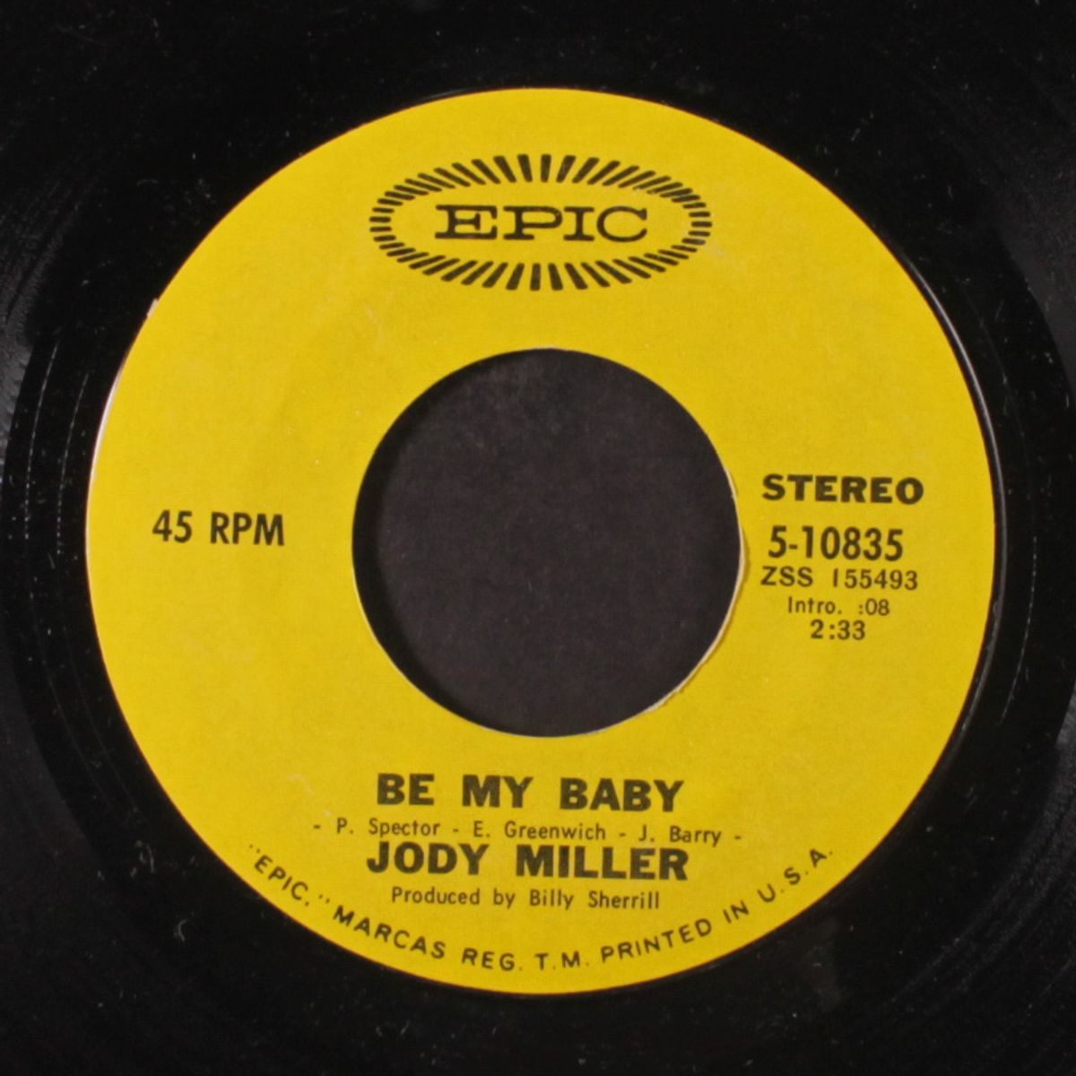 be my baby by JODY MILLER