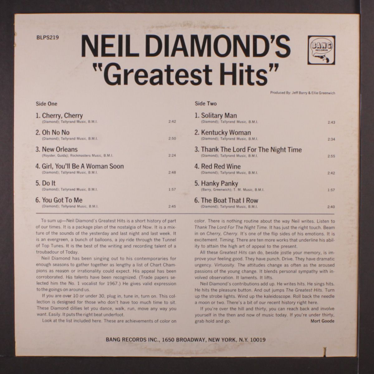 greatest hits by NEIL DIAMOND