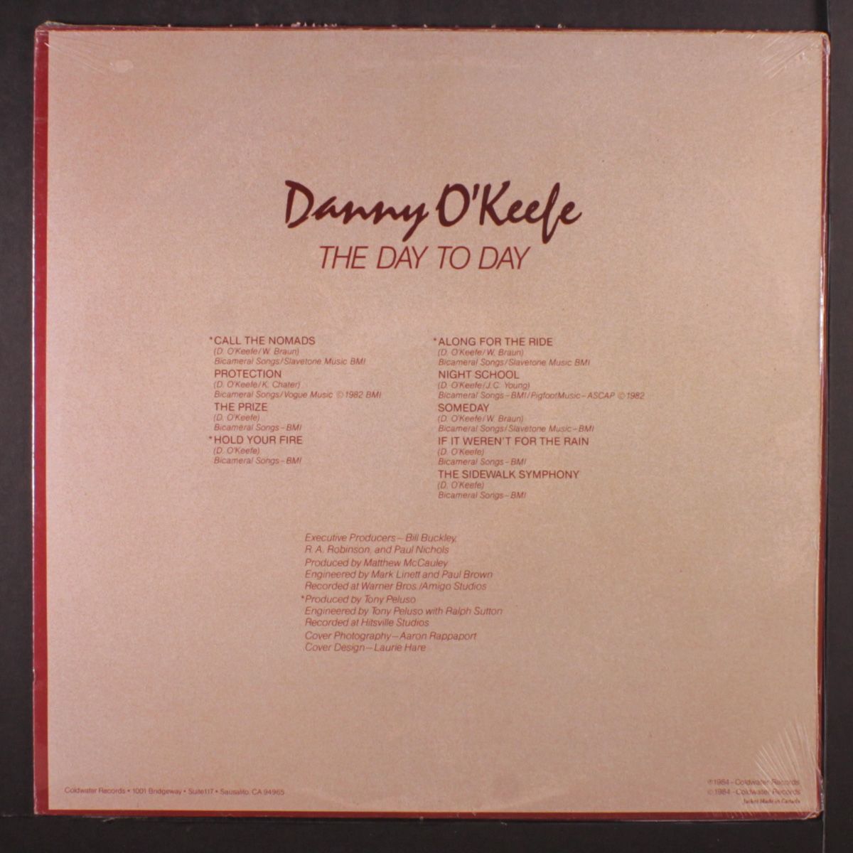 the day to day by DANNY O'KEEFE