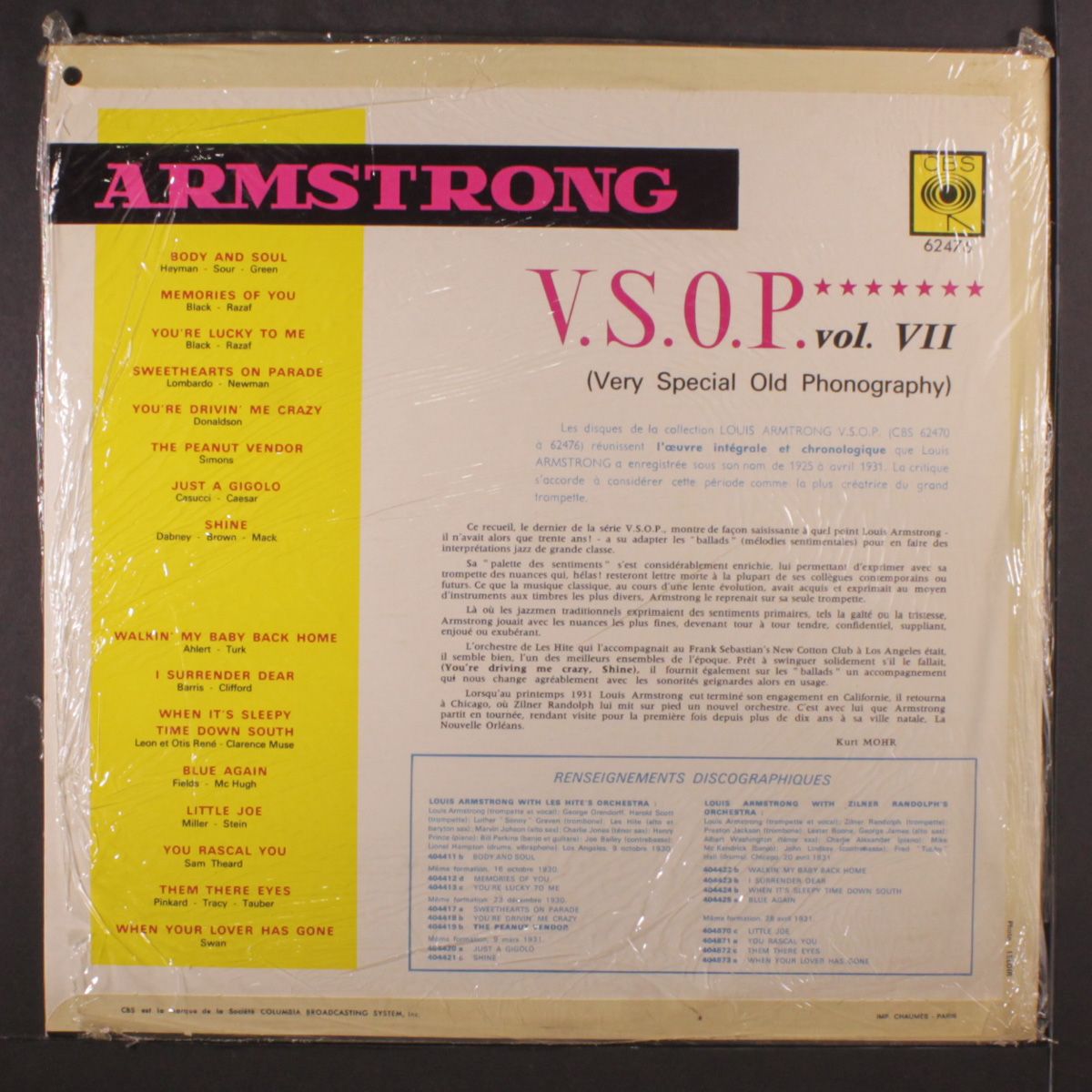v.s.o.p., vol. 7 by LOUIS ARMSTRONG