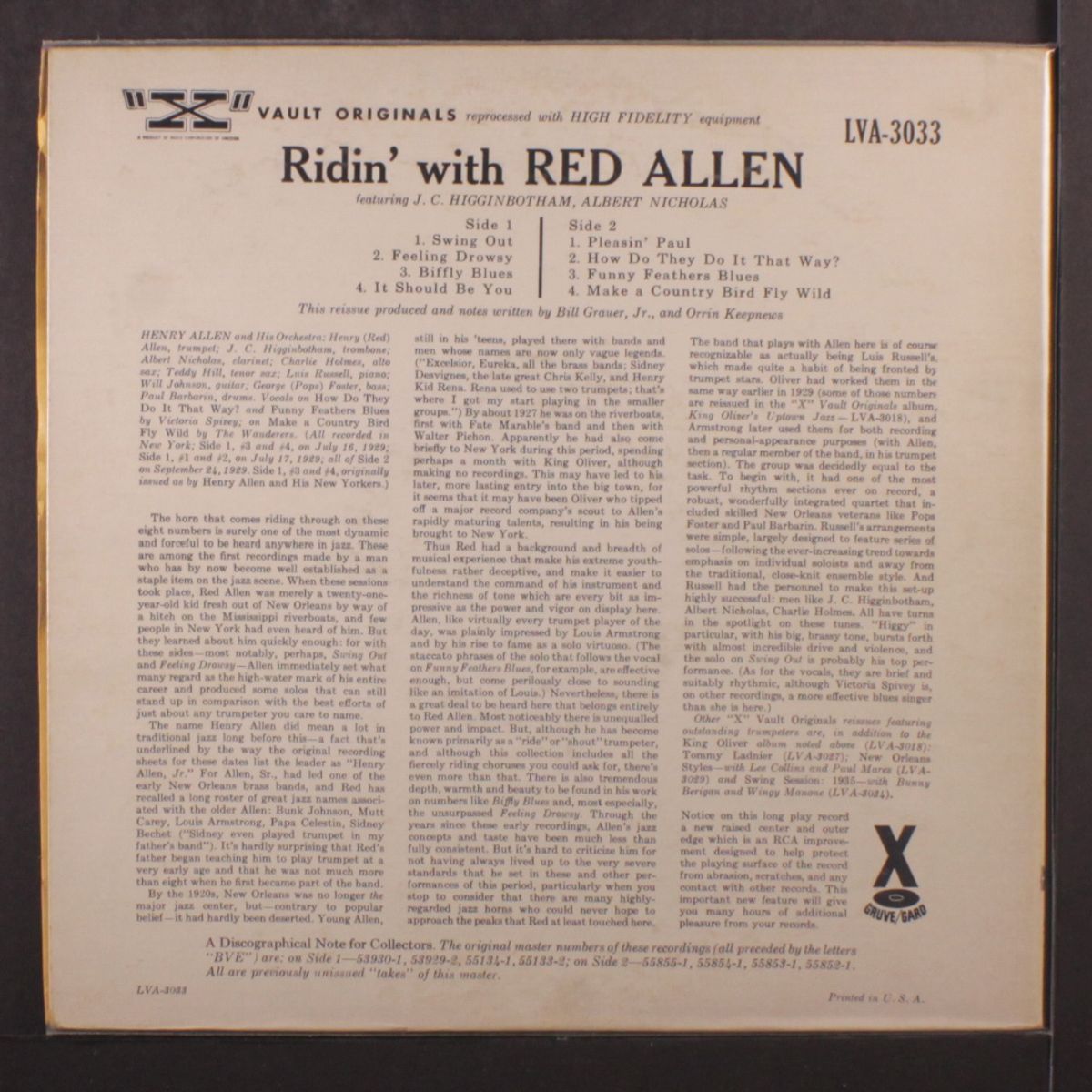 ridin' with red allen by RED ALLEN
