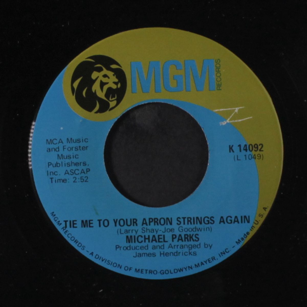 tie me to your apron strings again / won't you ride in my little red w by MICHAEL PARKS