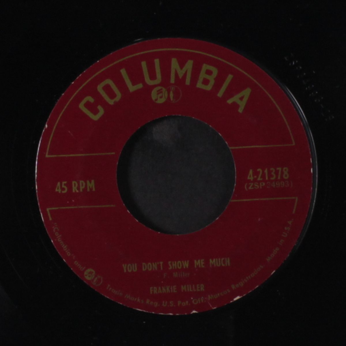 you're crying on my shoulder again / you don't show me much by FRANKIE MILLER