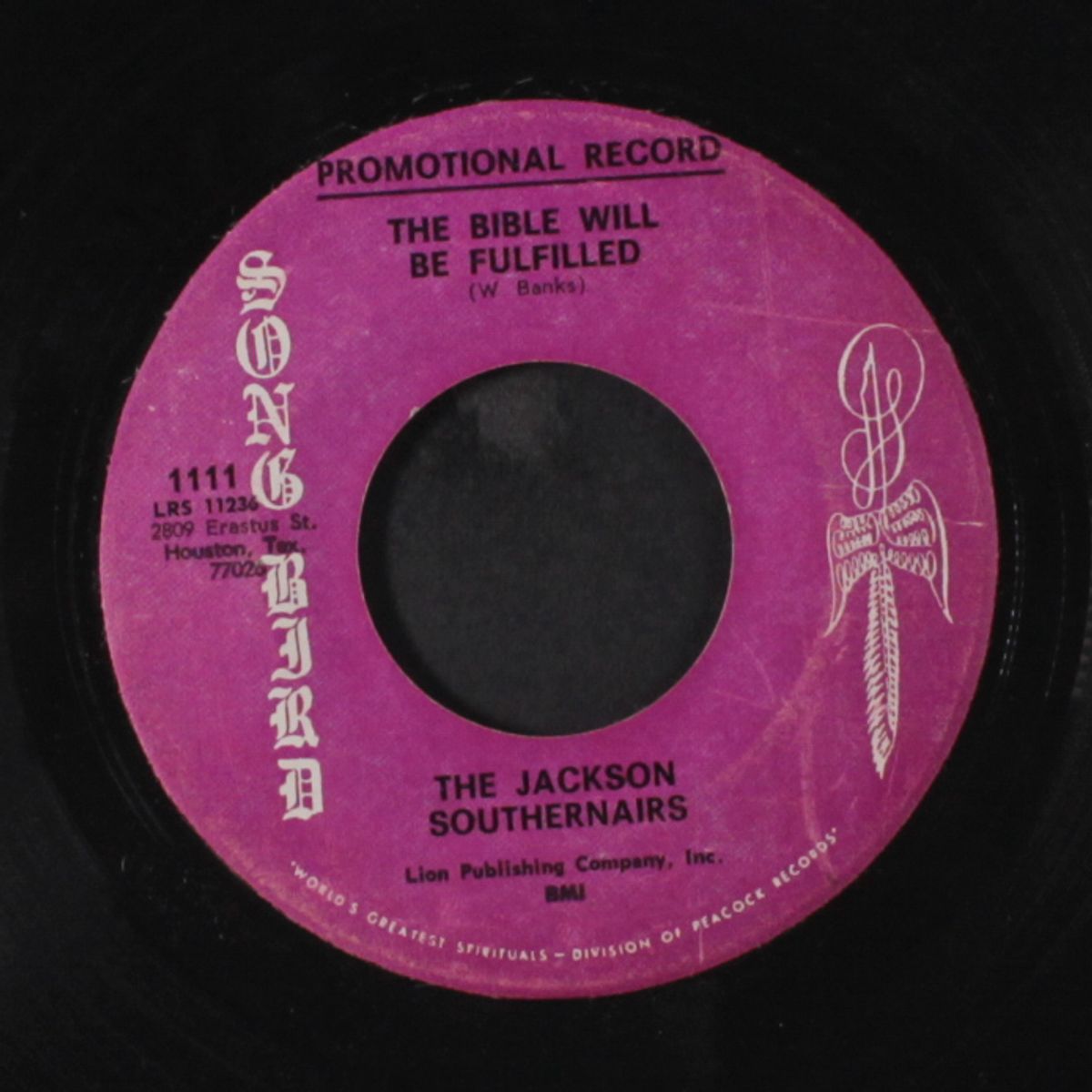 the bible will be fulfilled / waiting on jesus by JACKSON SOUTHERNAIRS