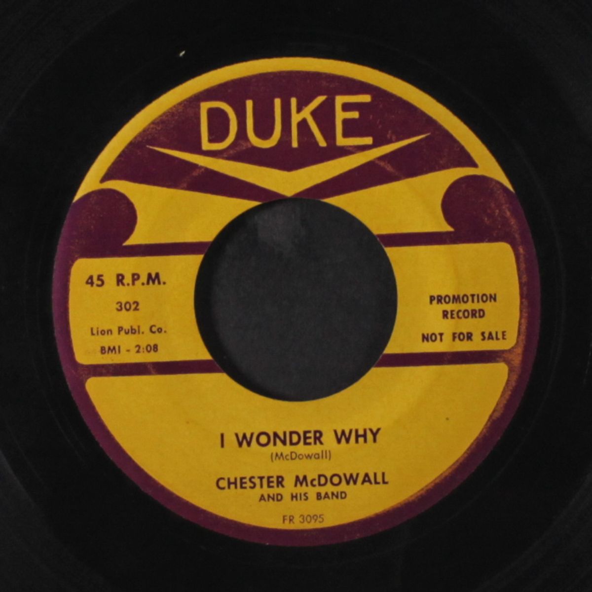 baby don't leave me / i wonder why by CHESTER MCDOWALL