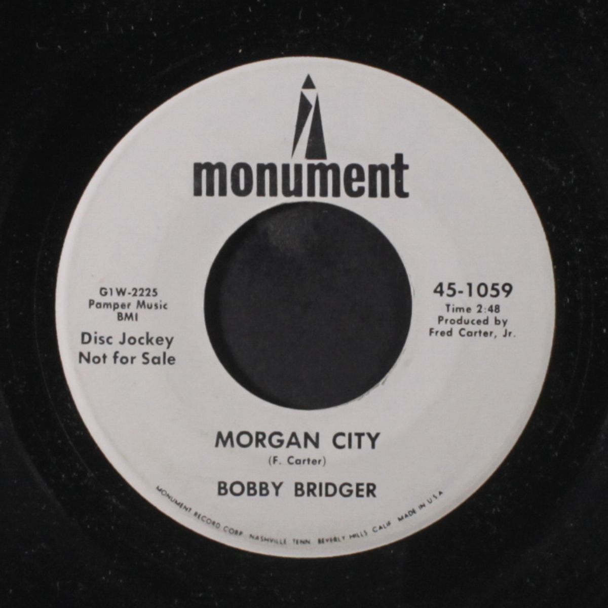 less of me / morgan city by BOBBY BRIDGER