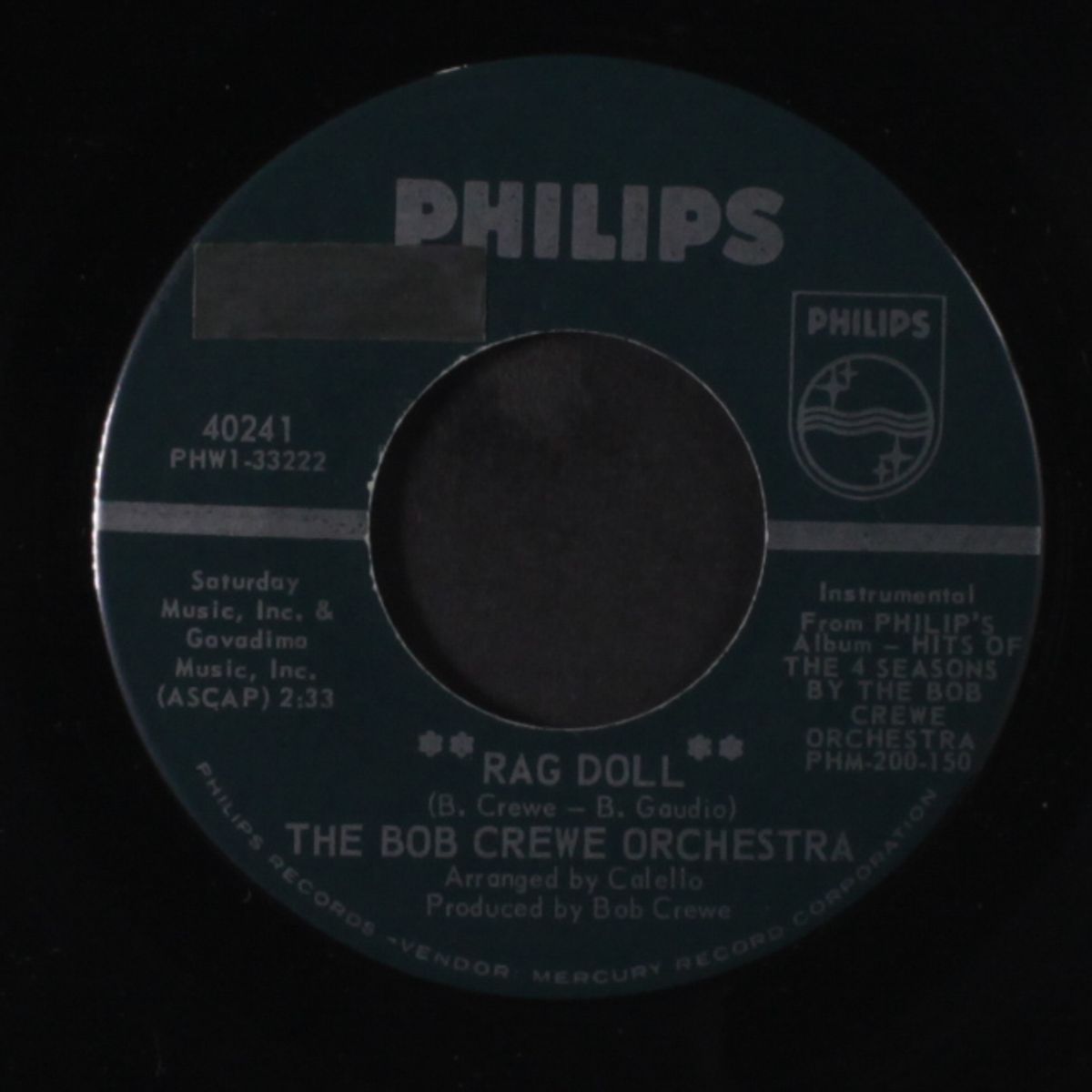 rag doll / ronnie by BOB CREWE