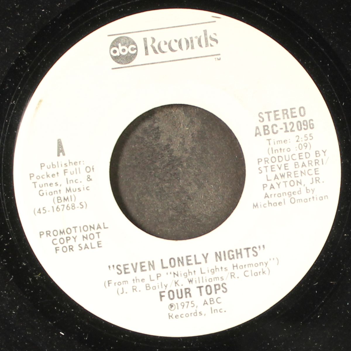 seven lonely nights by FOUR TOPS