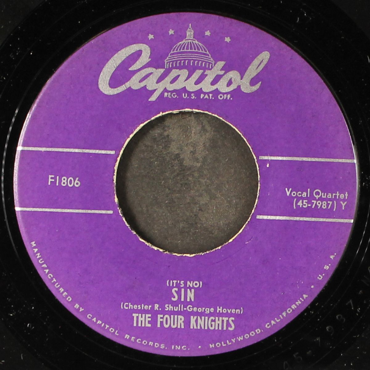 the glory of love / (it's no) sin by FOUR KNIGHTS