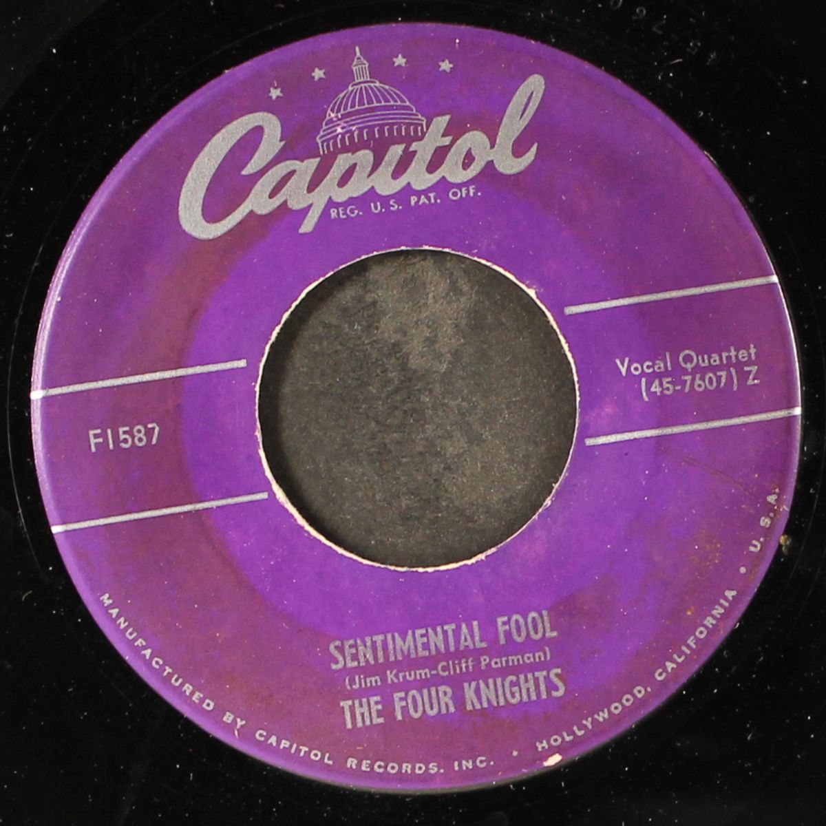 sentimental fool / i love the sunshine of your smile by FOUR KNIGHTS