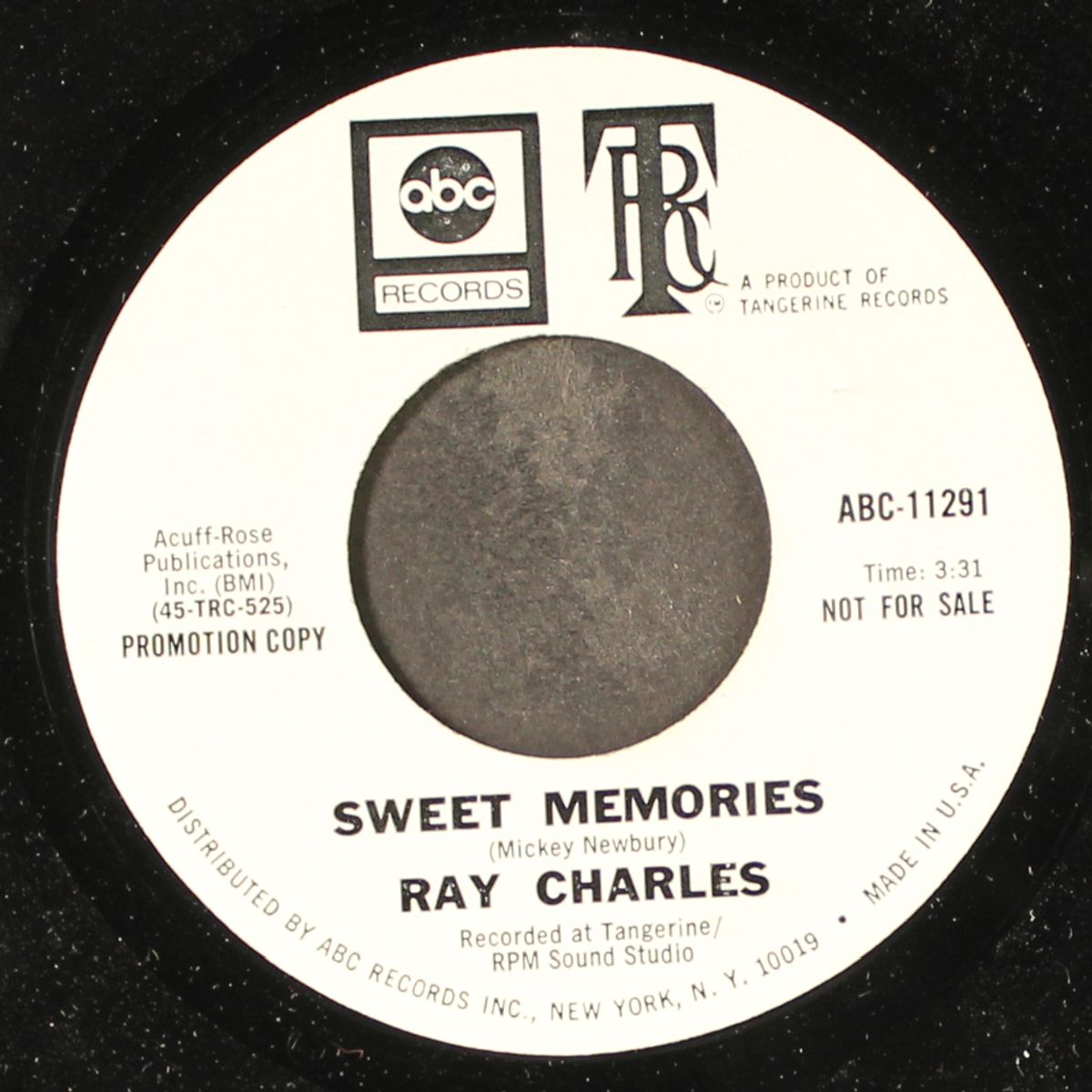 don't change on me / sweet memories by RAY CHARLES