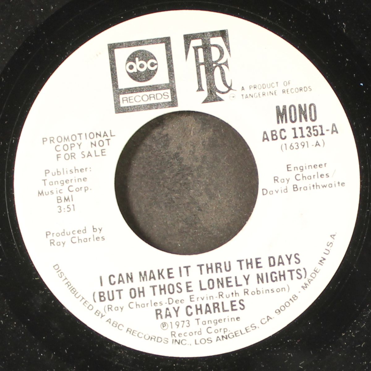 i can make it through the days / mono by RAY CHARLES