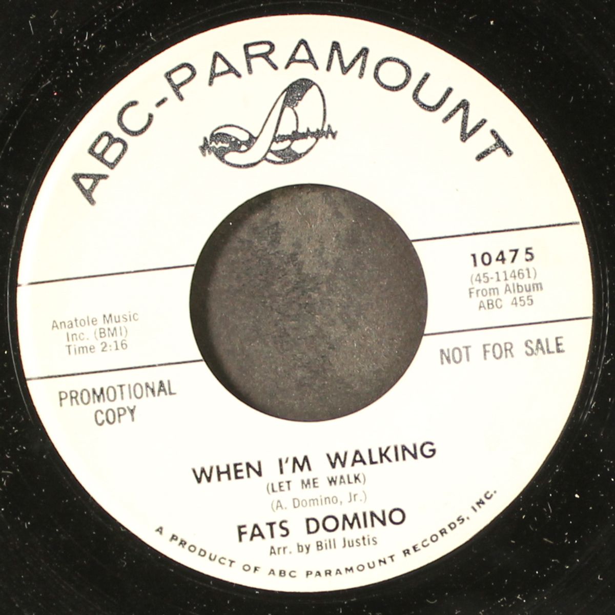 i've got a right to cry / when i'm walking by FATS DOMINO