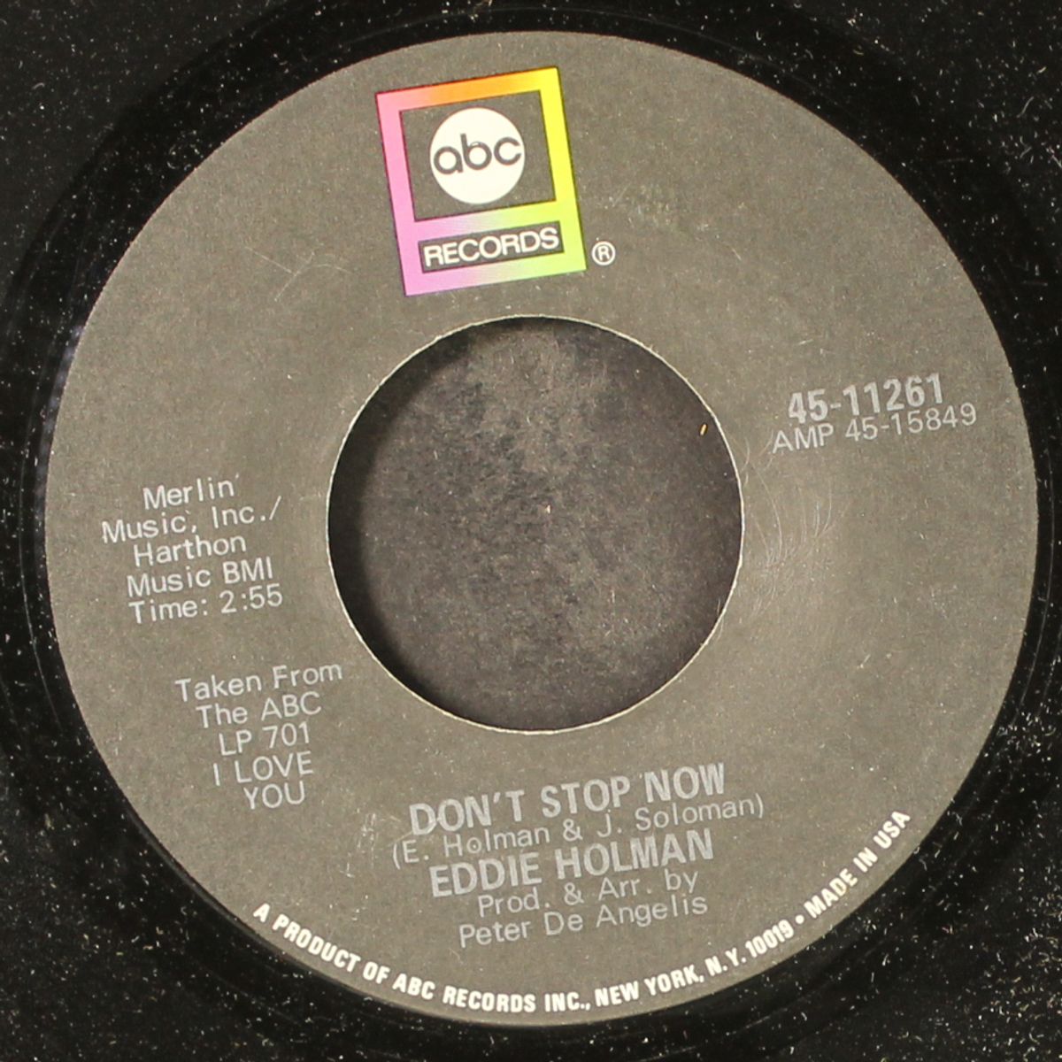 since i don't have you / don't stop now by EDDIE HOLMAN