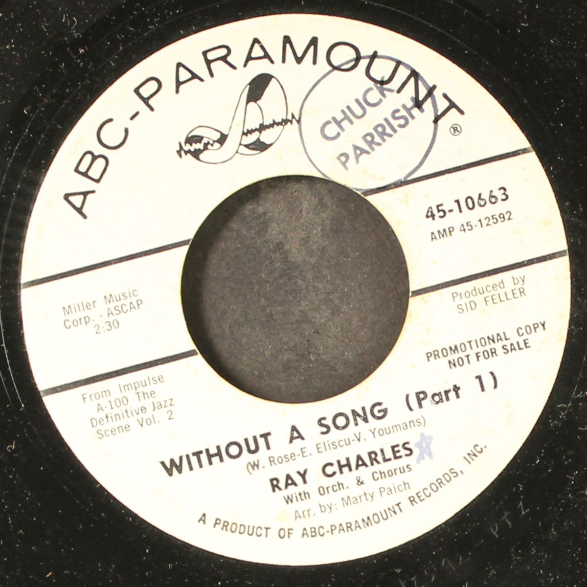 without a song / part 2 by RAY CHARLES