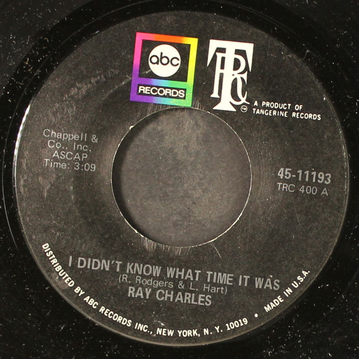 i didn't know what time it was by RAY CHARLES