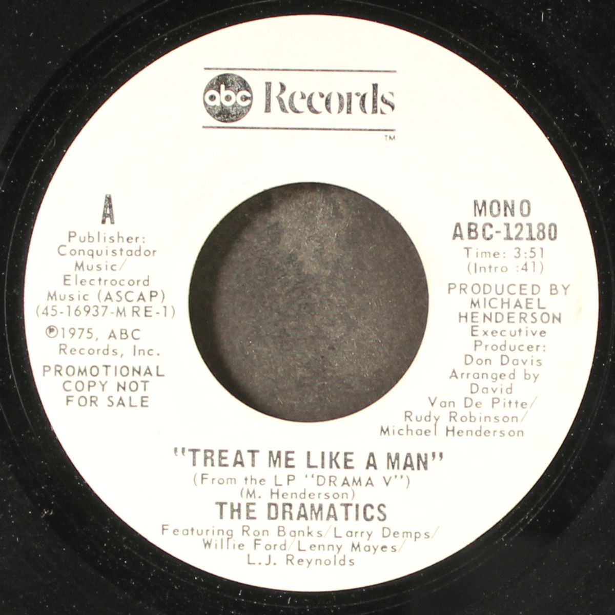 treat me like a man / mono by DRAMATICS