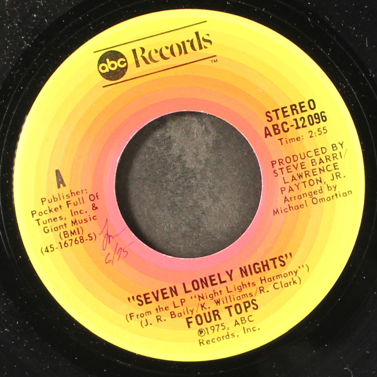 seven lonely nights by FOUR TOPS