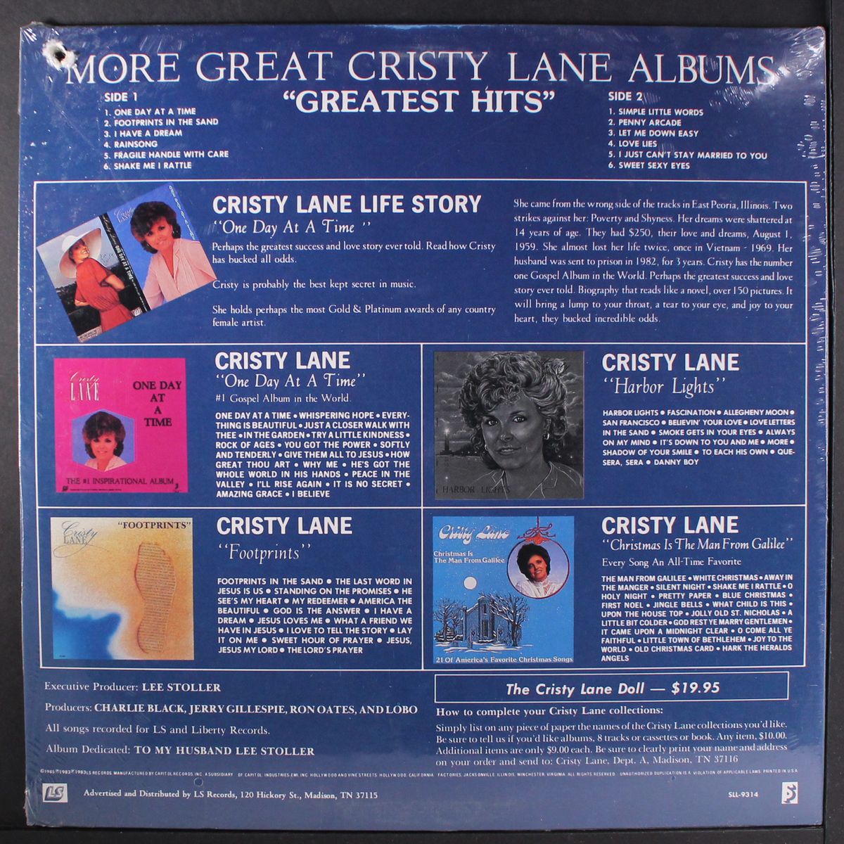 greatest hits by CRISTY LANE