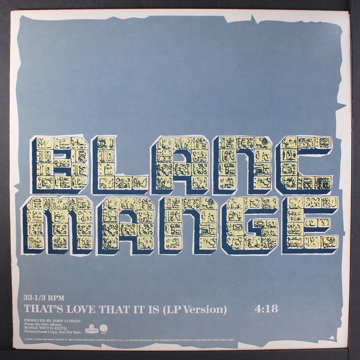 that's love that it is / same by BLANCMANGE