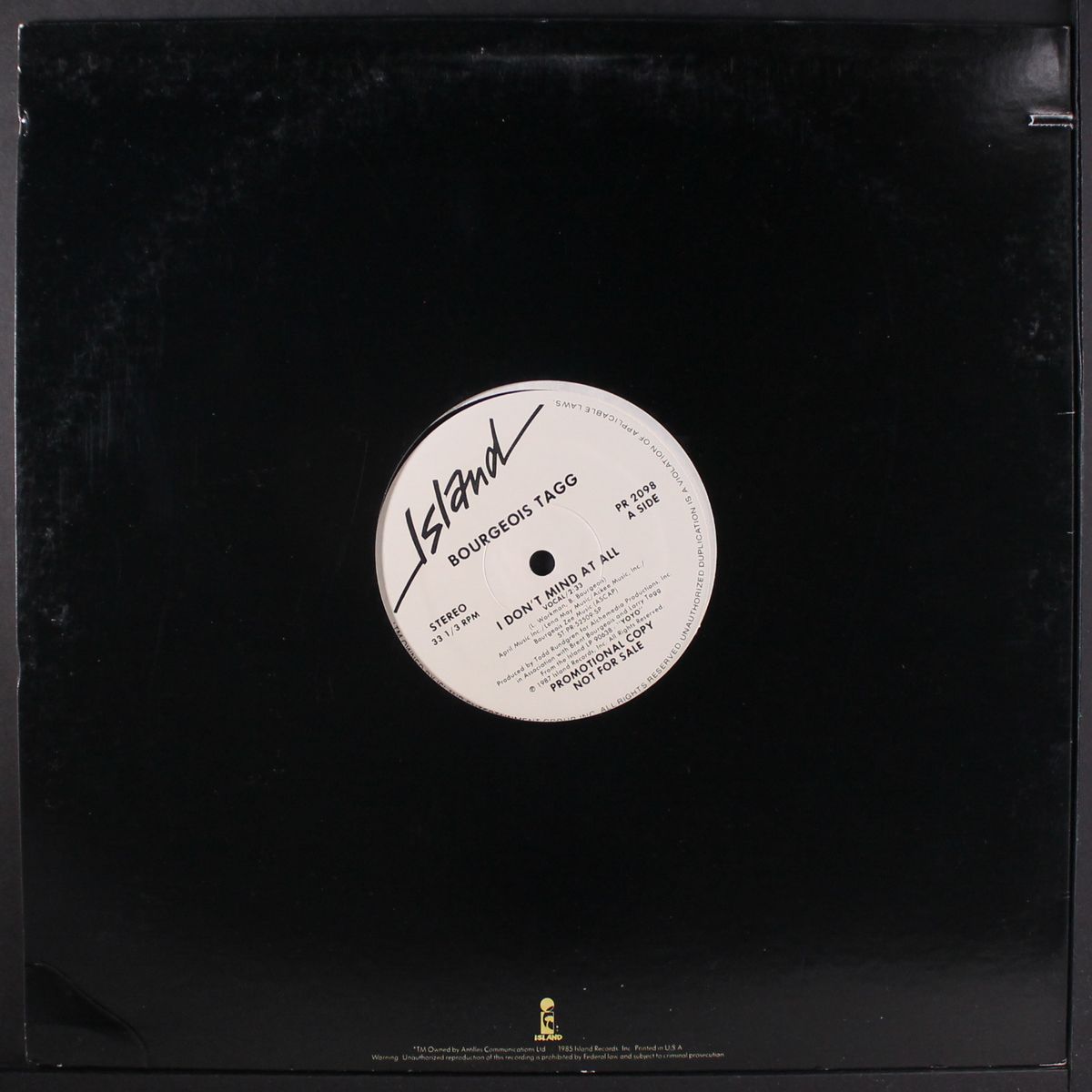 i don't mind at all / same by BOURGEOIS TAGG