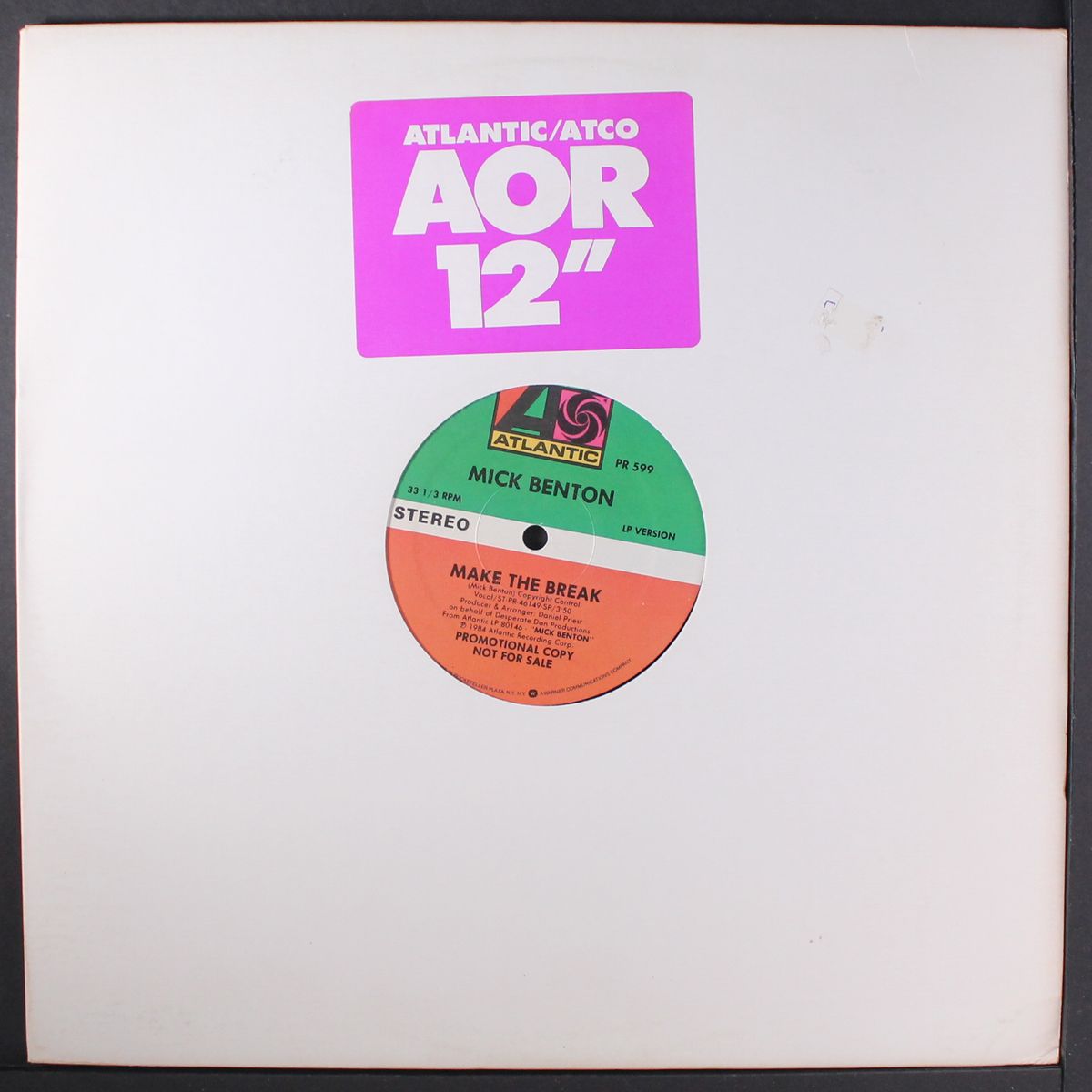 give it up / make the break by MICK BENTON