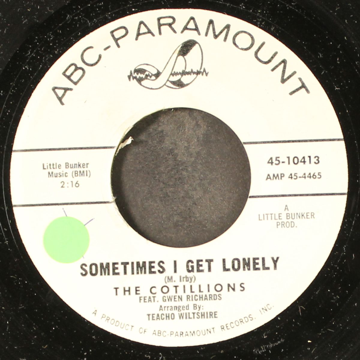 sometimes i get lonely / one of these days by COTILLIONS