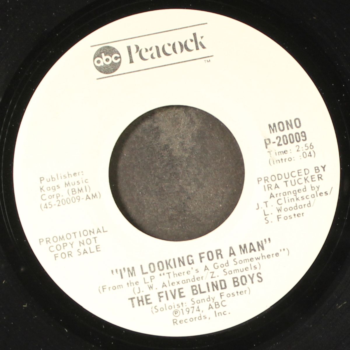 i'm looking for a man / mono by FIVE BLIND BOYS