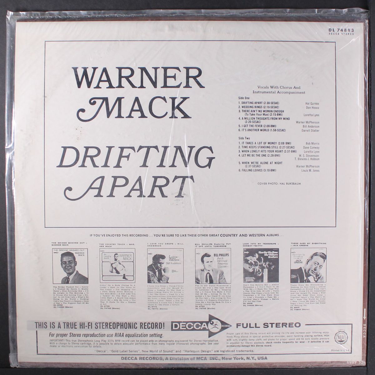 drifting apart by WARNER MACK