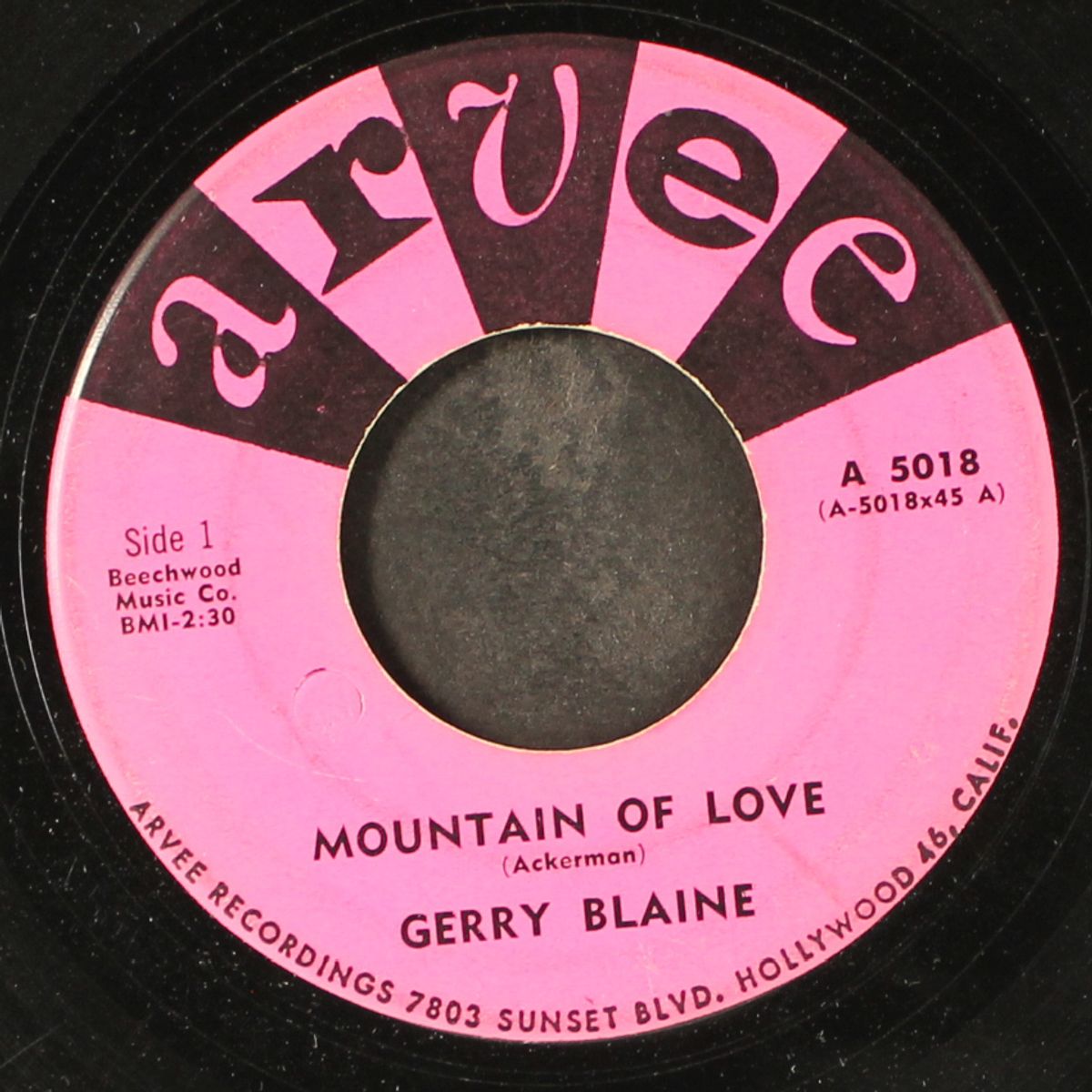 mountain of love / over again by GERRY BLAINE