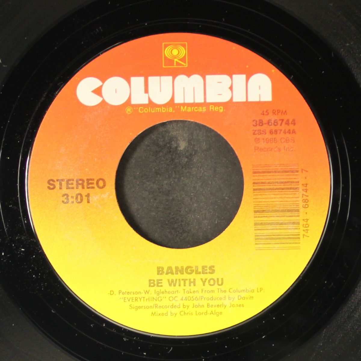 be with you / let it go by BANGLES