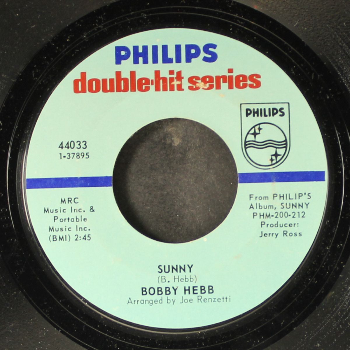 sunny / a satisfied mind by BOBBY HEBB