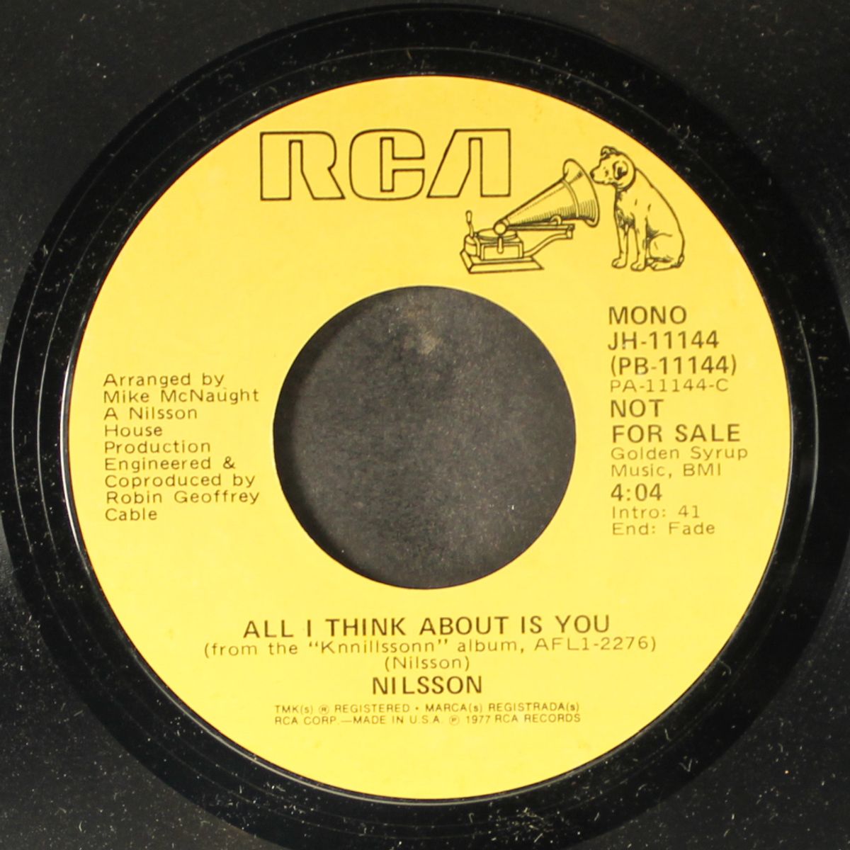 all i think about is you / mono by NILSSON